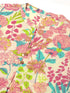 Plus Size Cream Pure Cotton Floral Printed A-line Tunic